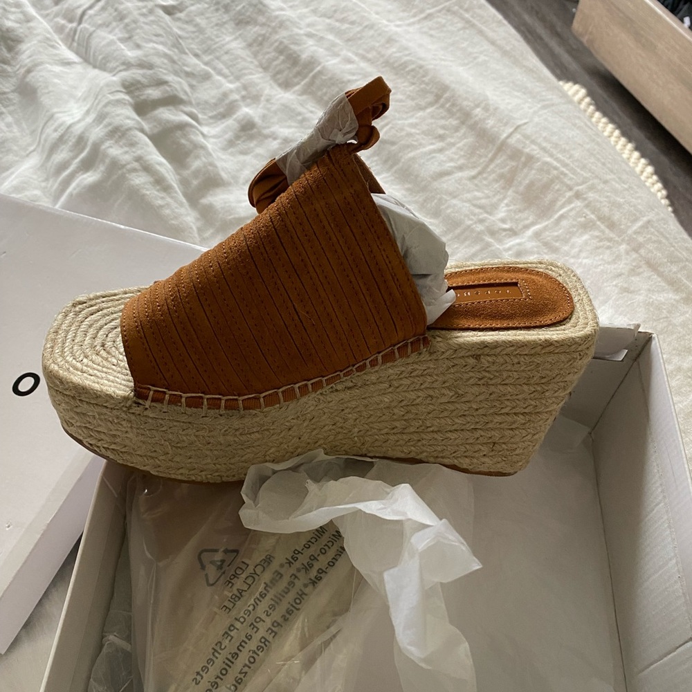 Top shop lace up wedges! NWT!